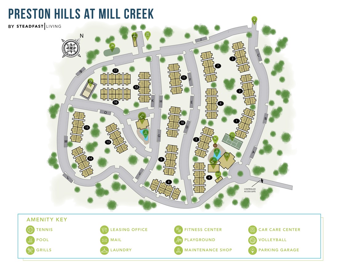 Preston Hills - Community Map